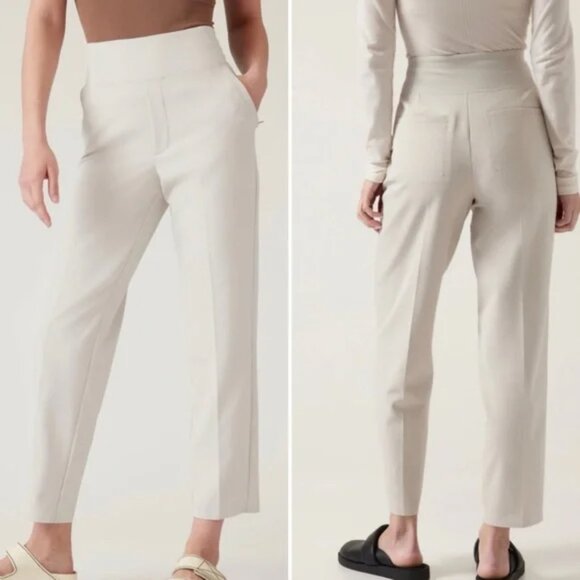 NEW Athleta Endless Travel Commute High Rise Dress Pant Trouser Women’s 4 Petite - Picture 1 of 15